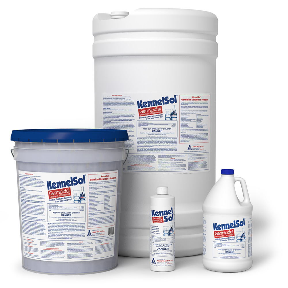 KennelSol Germicidal Cleaner & Disinfectant Clean Kennels Fast & Easy