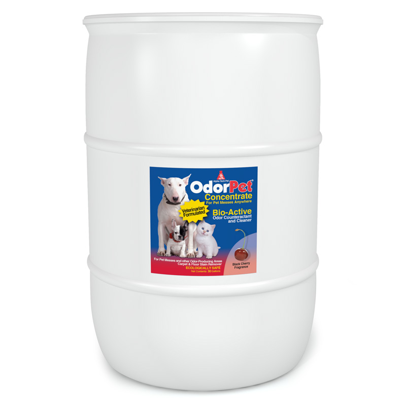 OdorPet Concentrate 30 and 55 Gallon Drums Alpha Tech Pet