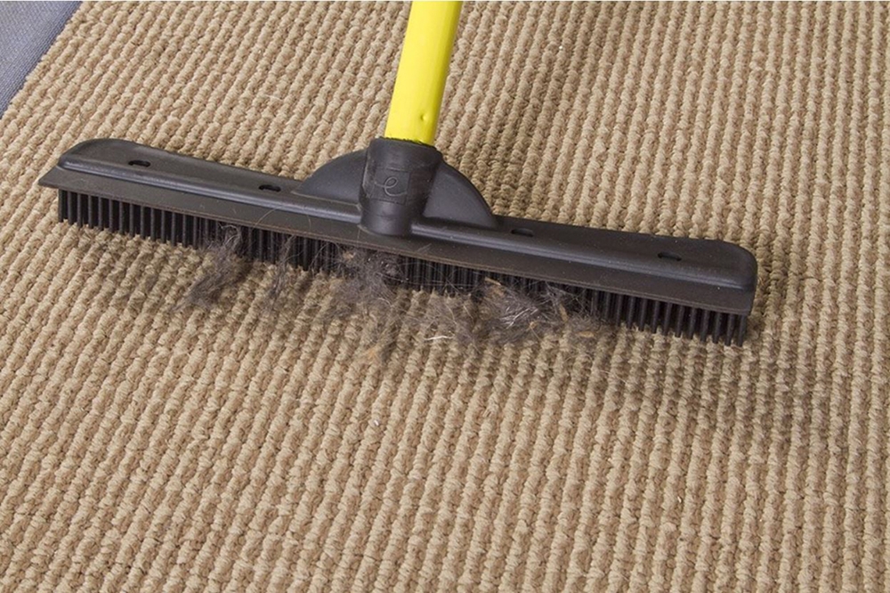 Rubber FURemover Broom and Microfiber Mop